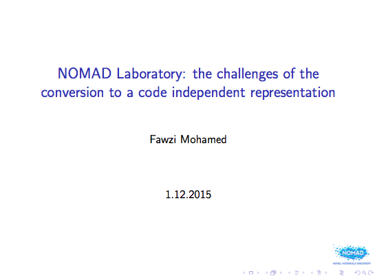 nomad presentation